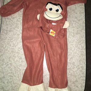 Curious George costume 2-3T